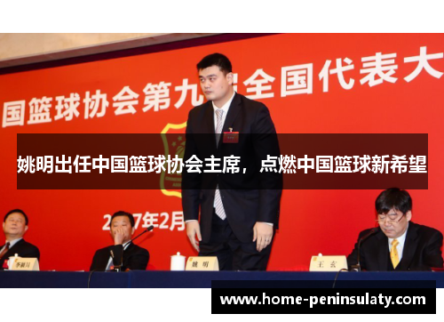 姚明出任中国篮球协会主席，点燃中国篮球新希望